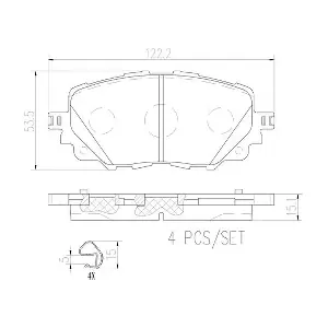P49054N BREMBO