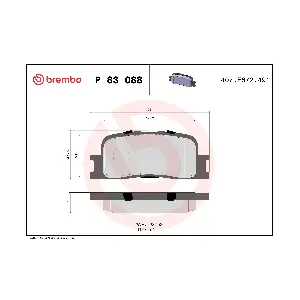 BREMBO P83088