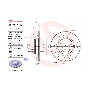 09.C313.1X BREMBO