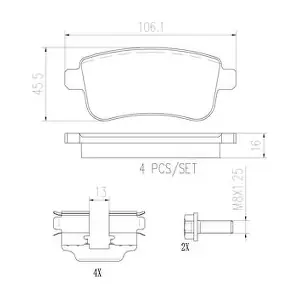 P68041N BREMBO