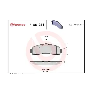 BREMBO P56031
