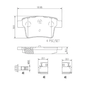 BREMBO P24063N
