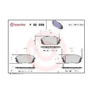 BREMBO P30039