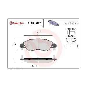 BREMBO P61070