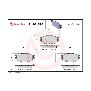 BREMBO P30026