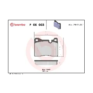 BREMBO P06003