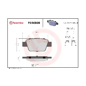 BREMBO P23080N