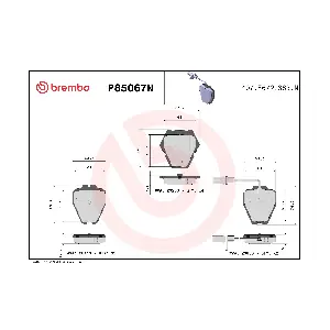 BREMBO P85067N