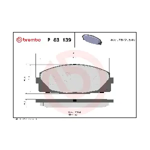 BREMBO P 83 139