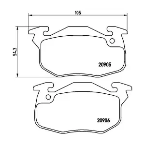 BREMBO P61097
