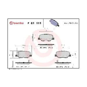 BREMBO P 61 111