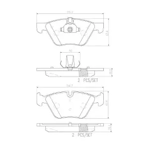 BREMBO P06057N