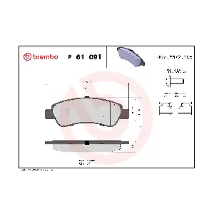 BREMBO P61091