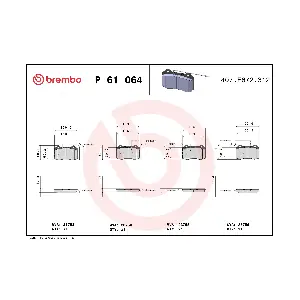 BREMBO P 61 064