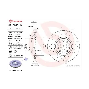 09.B635.1X BREMBO