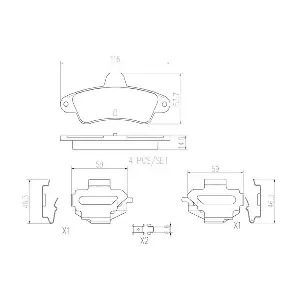 BREMBO P24125N