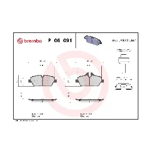 BREMBO P06091