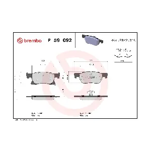 BREMBO P59092