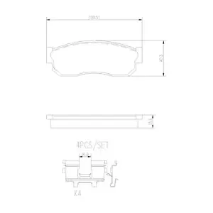 P56011N BREMBO