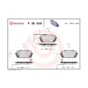 BREMBO P30040
