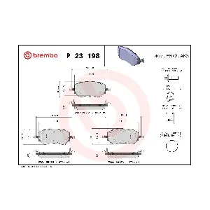 P 23 198 BREMBO