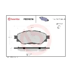 BREMBO P83167N