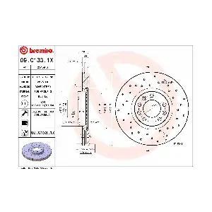 BREMBO 09C1331X