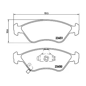 BREMBO P30007