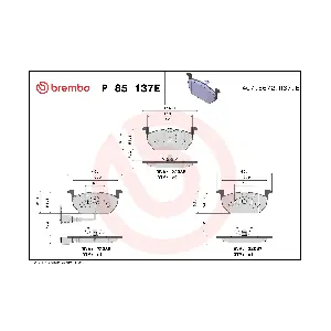 P 85 137E BREMBO