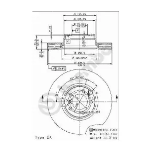 BREMBO 09 6913 11