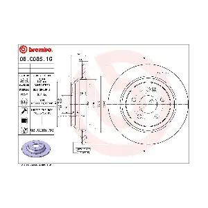 08C0651G BREMBO