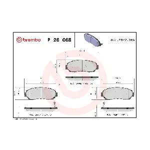 BREMBO P28068