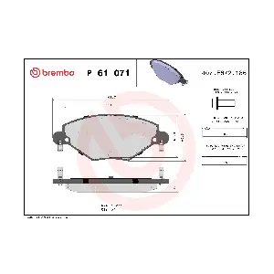 BREMBO P 61 071