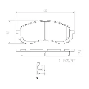 BREMBO P78015N