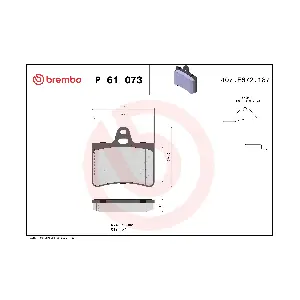 BREMBO P61073