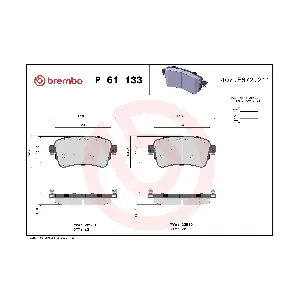 BREMBO P61133