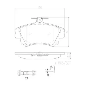 BREMBO P86017N