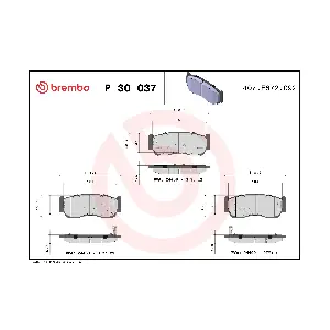 BREMBO P30037
