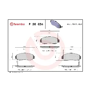 BREMBO P28034
