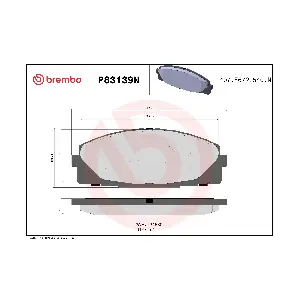 BREMBO P83139N