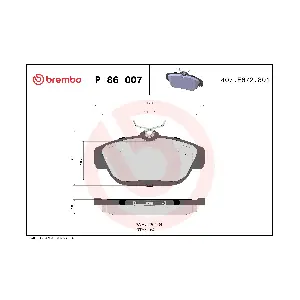 BREMBO P86007