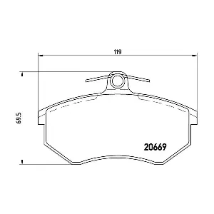 BREMBO P85093