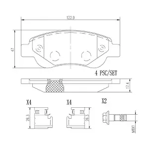 BREMBO P61081N