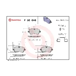 BREMBO P50046