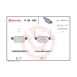 BREMBO P61107