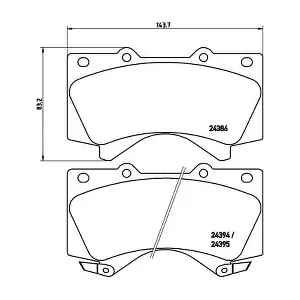 BREMBO P83107