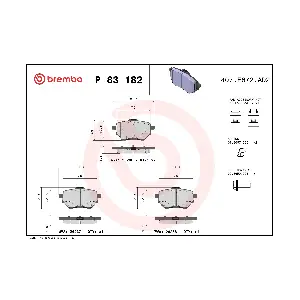 BREMBO P83182