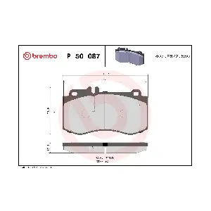 P50087 BREMBO
