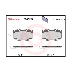 BREMBO P83025N