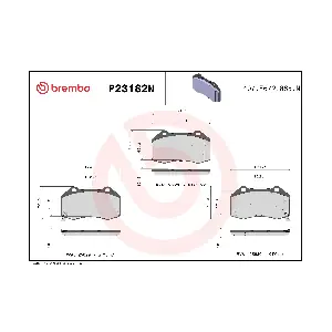 BREMBO P23182N